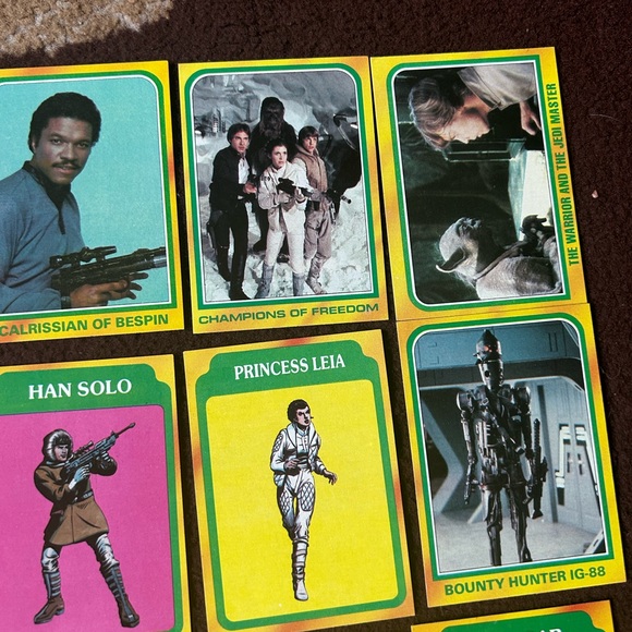 Star Wars Empire Strikes Back 1980 Topps Collector Cards, lot of 22 cards - Picture 5 of 14